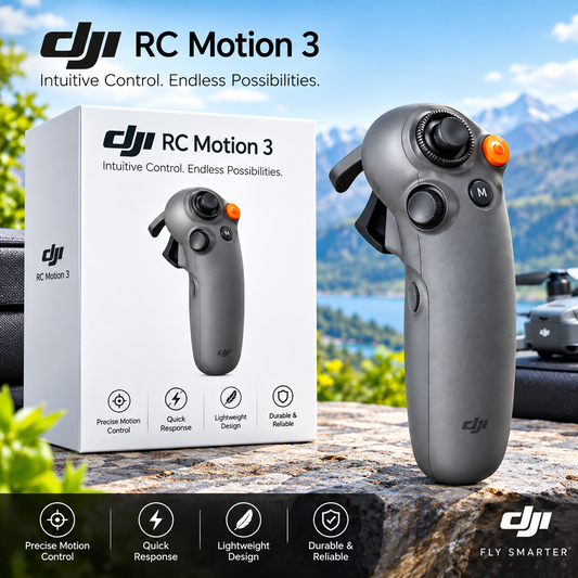 DJI RC Motion 3 Motion Controller – Advanced Handheld Remote for Compatible DJI Drones
