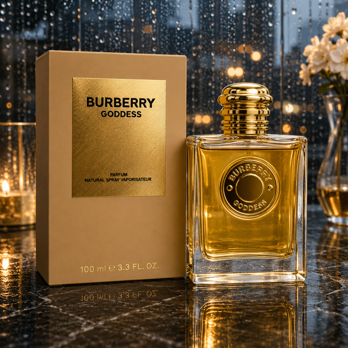 BURBERRY GODDESS PARFUM SPRAY FOR WOMEN 3.3 Oz / 100 ml BRAND NEW ITEM!!!
