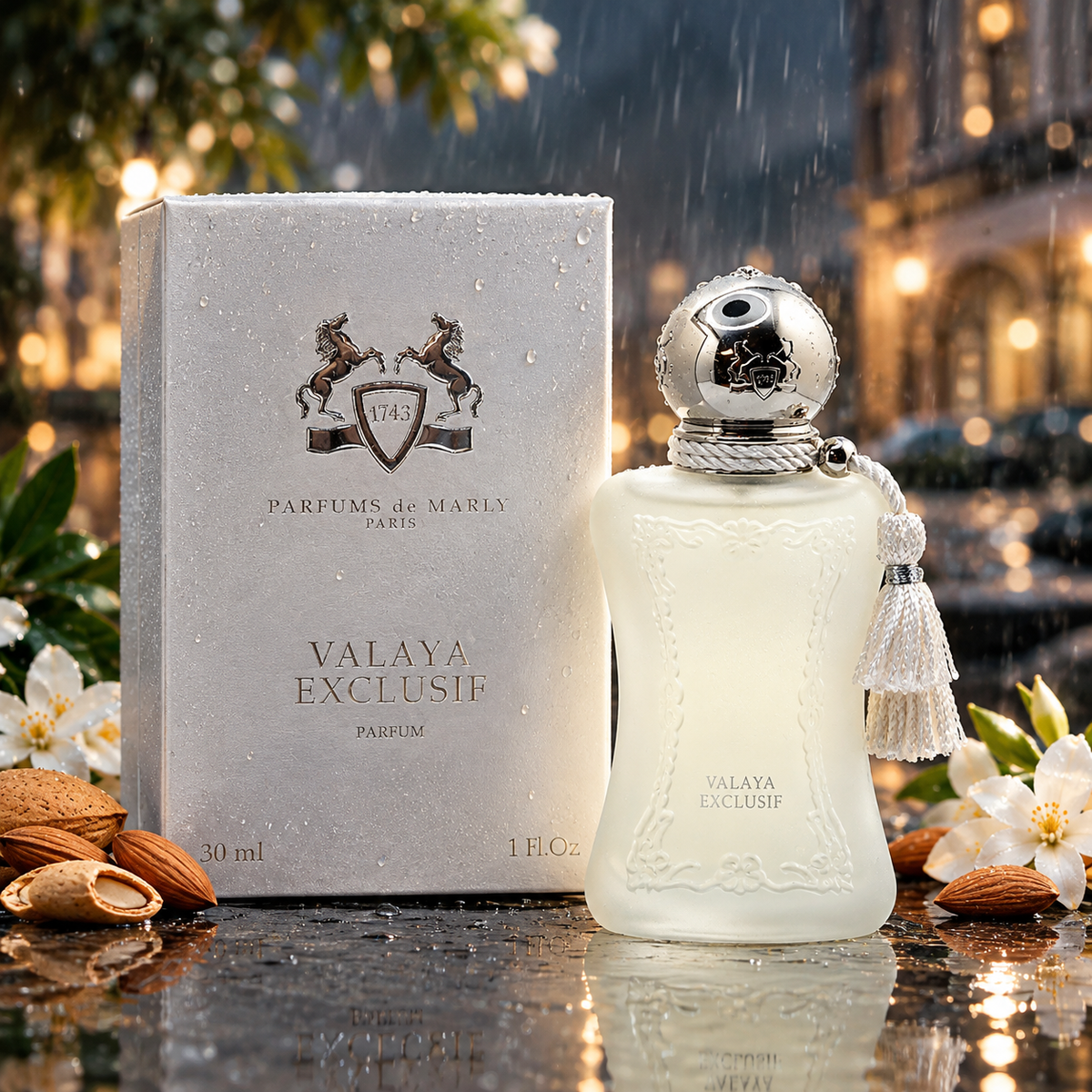 PARFUMS DE MARLY VALAYA EXCLUSIF PARFUM SPRAY FOR WOMEN 1.0 Oz / 30 ml BRAND NEW