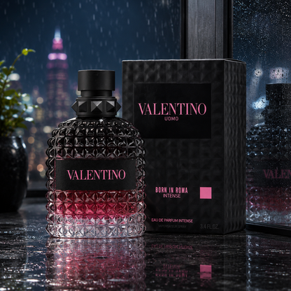 Valentino Uomo Born in Roma Intense 3.4 oz / 100 ml EDP Men's Perfume New In Box