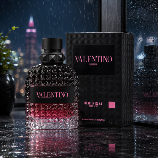 Valentino Uomo Born in Roma Intense 3.4 oz / 100 ml EDP Men's Perfume New In Box