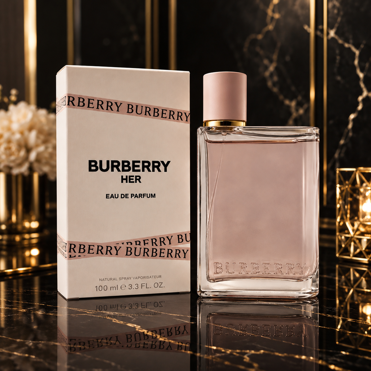 Burberry Her Eau De Parfum 3.4 fl oz 100ml New Open Box
