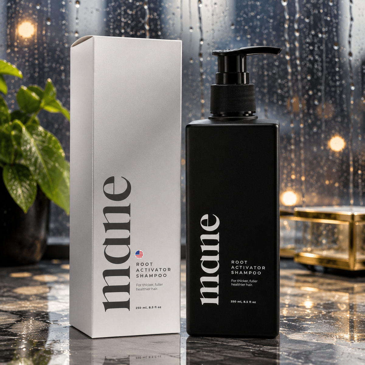 Hair Growth Shampoo for Men (250ml) Activating Follicles & Roots for Thicker ...