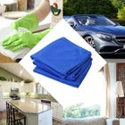 20 Pcs Blue Microfiber Cleaning Cloth 30×30cm – Super Absorbent Multi-Purpose Towels for Car, Home & Kitchen