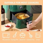 200 Pcs Disposable Air Fryer Paper Liners – Round & Square Baking Basket Liners