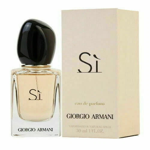 Giorgio Armani Si Eau de Parfum Spray 3.4oz/100ml, (1000000% Authentic)